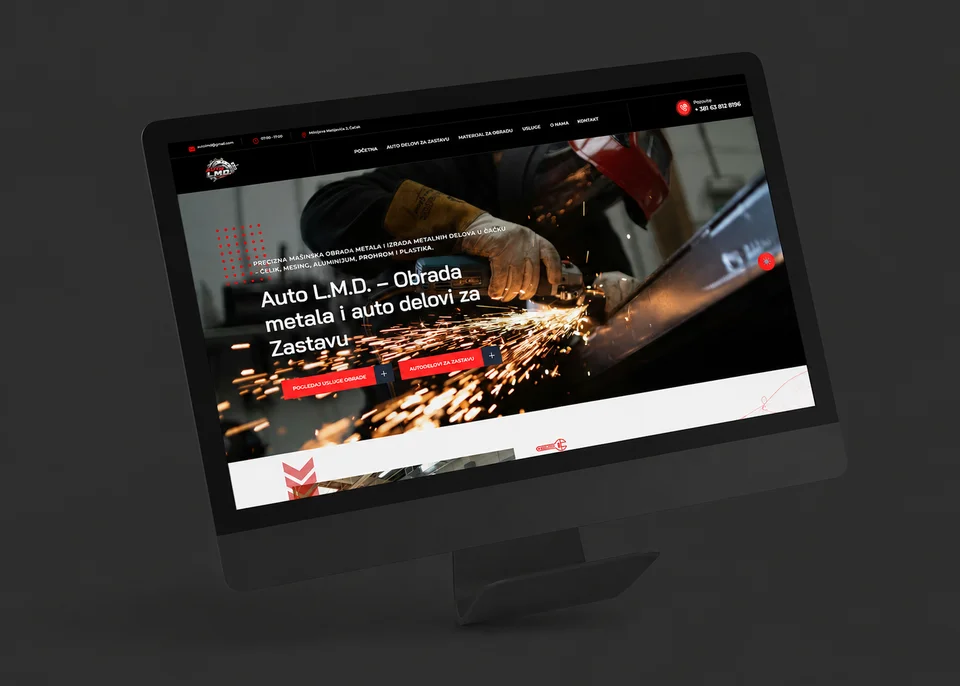 Auto LMD - web sajt