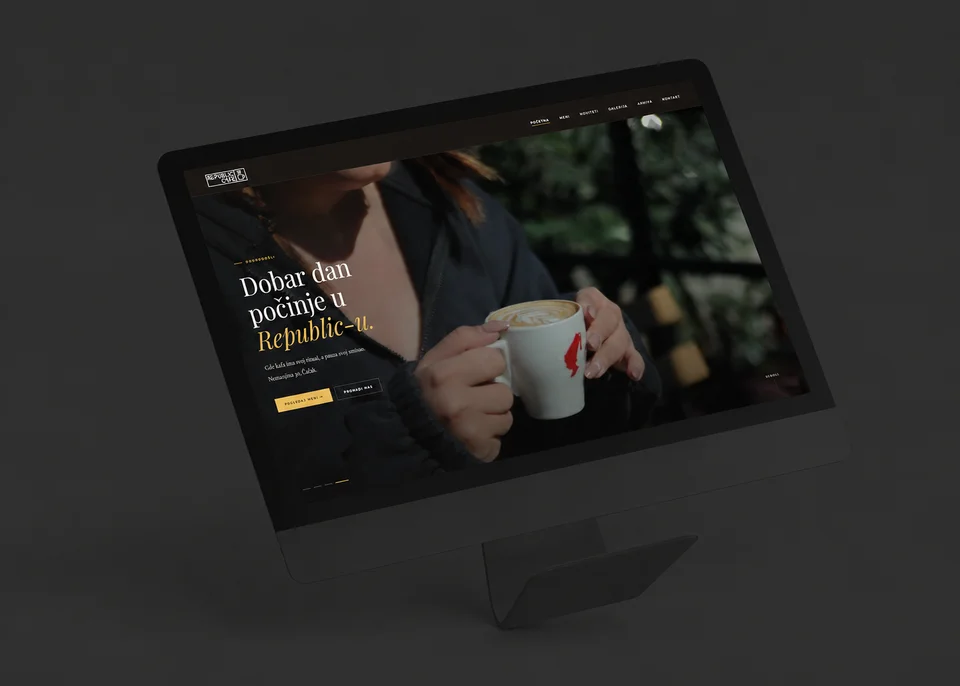 Republic Cafe - web sajt